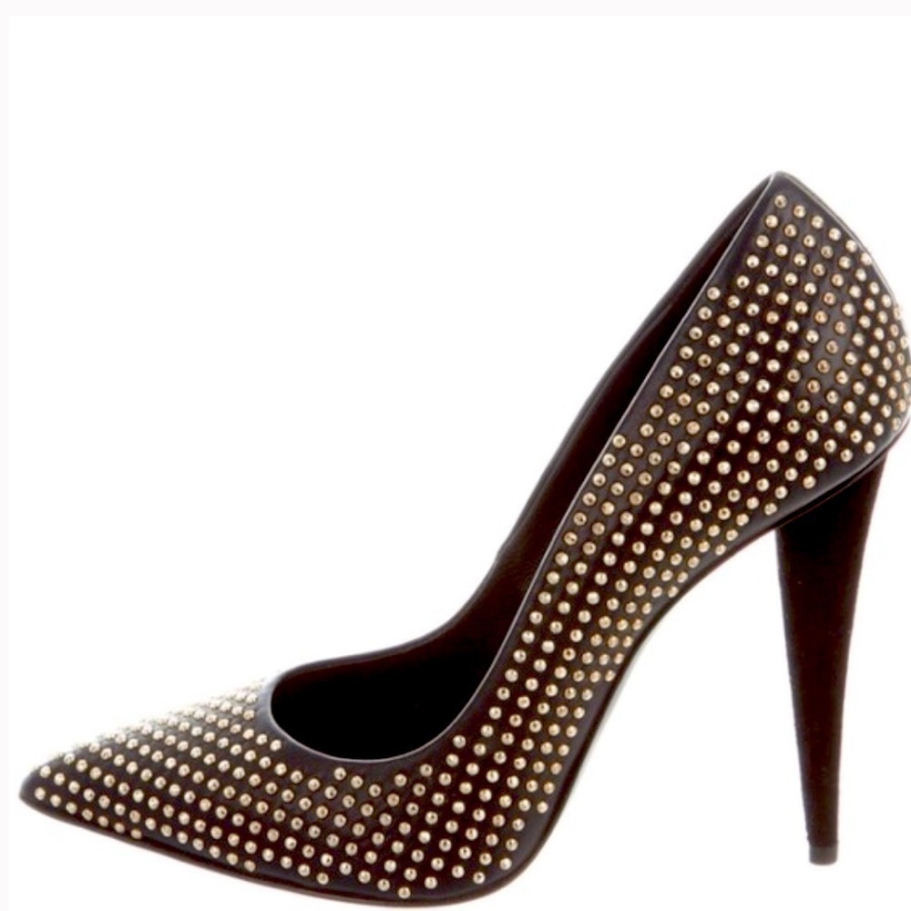 𝅺GIUSEPPE ZANOTTI ESTER STUDDED PUMP HEELS SHOES 41EU/11US